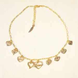 Love Struck Charm Necklace