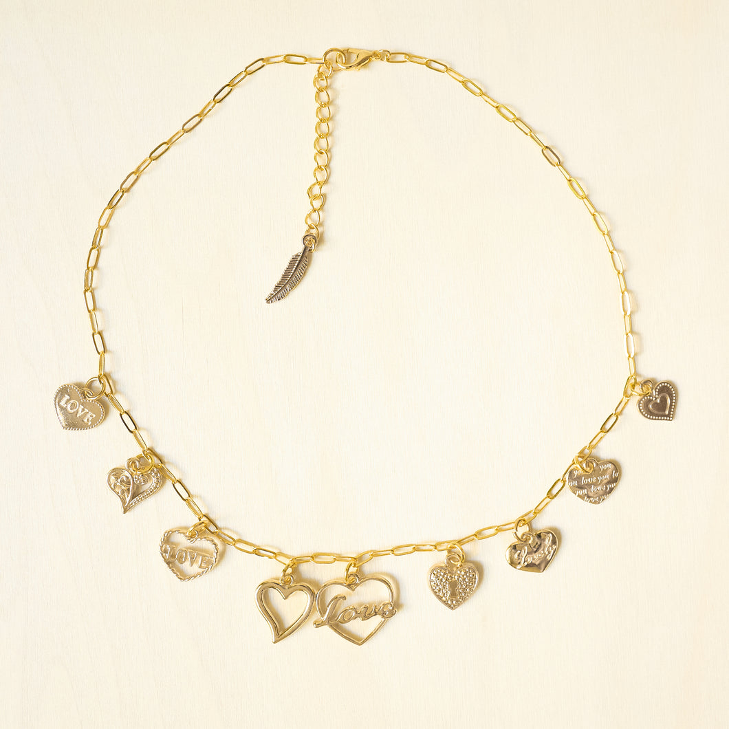 Love Struck Charm Necklace