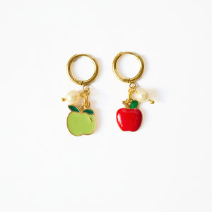 Apple Charm Earrings