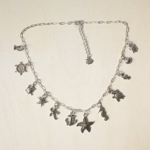Ocean Treasure Charm Necklace