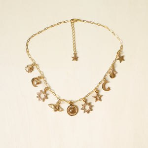 Celestial Dreamer Charm Necklace